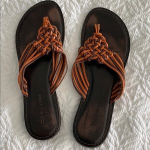 Naturalizer 9M leather sandal